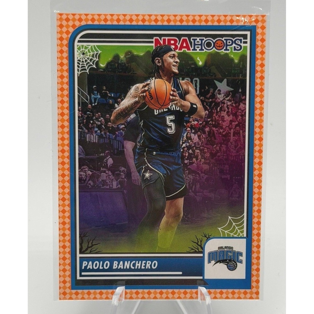 Paolo Banchero Orange Parallel‎ NBA Haunted Hoops #182 2023 NBA Orlando Magic